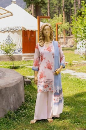 Naz-e-Gul 3pcs unstitched Lawn